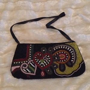 Hand beaded purse